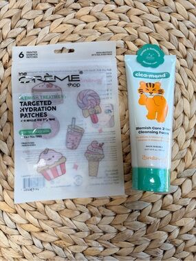 NWT The Crème Shop Acne Bundle - Cica-Mend Cleansing Foam + Patches